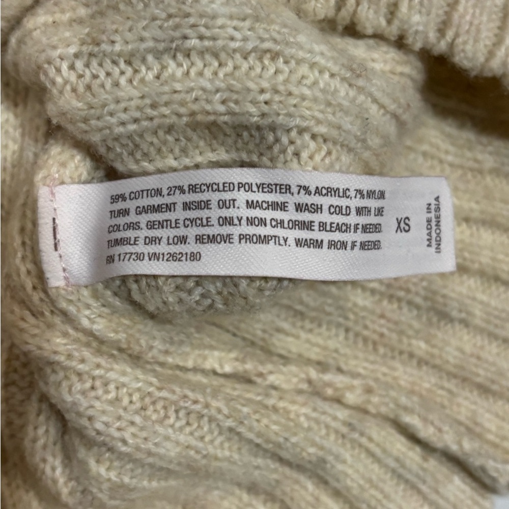 Auden Heather Beige Knit Cropped Tank Top, Size XS - Picture 5 of 5